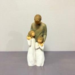 Small figurine of a family with two children