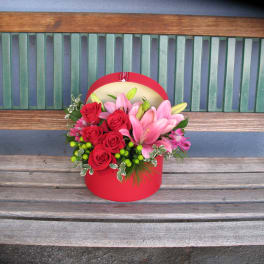 Roses in box #16