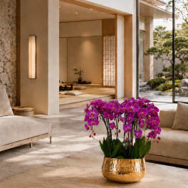Purple Orchids Phalaenopsis – Same Day Orchid Delivery