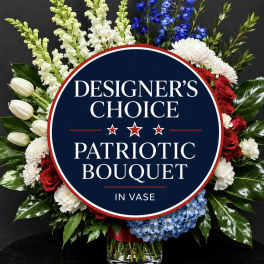 Designers Choice Patriotic Bouquet