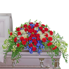 Valiant Honor Casket Spray