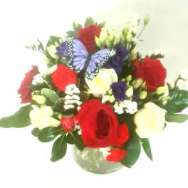 Red white and blue celebration