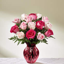 Make Someone Happy Mixed Rose Bouquet - Deluxe Shown