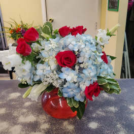 Blue Skies Bouquet