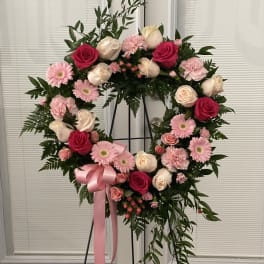 Pink Open Heart
