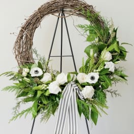 37 | Vigne Chevalet Fleurs - grapevine standing easel