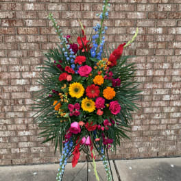 Celebration of Life standing spray
