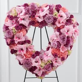 The FTD® Eternal Rest™ Standing Heart