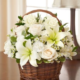 Peace, Prayers, & Blessings- All White