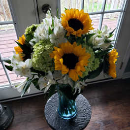 Sunny Day Sunflower Arrangement