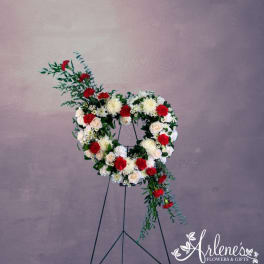 Sympathy Heart Easel