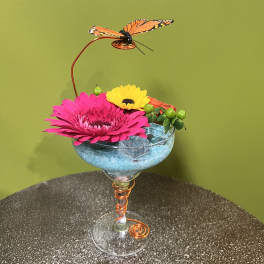 Cheers to You!!! Flower margarita