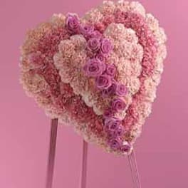 SF58-11 Rose Heart Easel