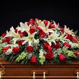 Roses and Lilies Casket (FC9)