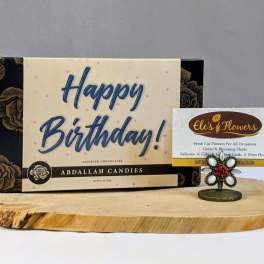 Assorted Chocolates/Caramels - "Happy Birthday"