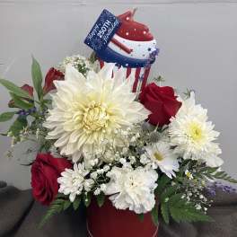 The Red White and Blue