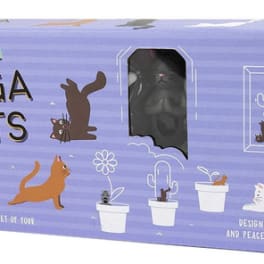 Mini Plant Pot Yoga Cats