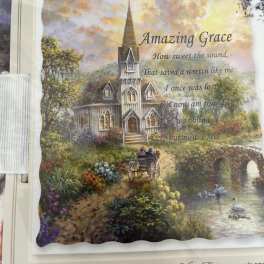 Amazing Grace Memorial Quilt Throw