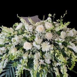 Purest Devotion Casket Spray