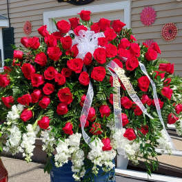 Rose Casket Cover