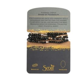 Beaded bracelet set on a retail card