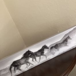 Running Horses Canvas