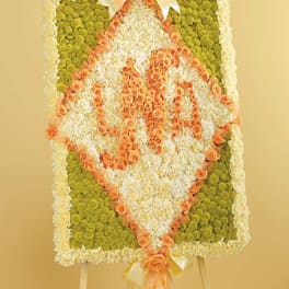 Customized Monogram Standing Spray