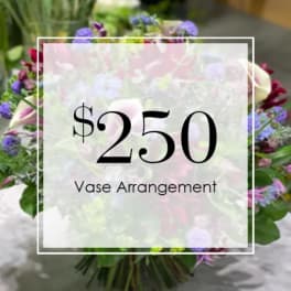 Mixed bouquet with purple, pink, and white flowers