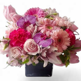 Happy Anniversary Pink Flowers Beauty Designer's Choice