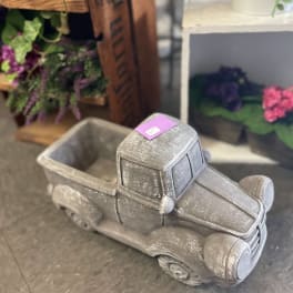 Old Truck Stone Planter *See Description*