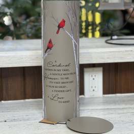 "Sign From Heaven" Cardinal Tube Chime