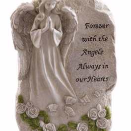 Forever with the Angels, Always in Our Hearts Memorial Stone
