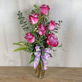1/2 Dozen Colored Roses (Not Red)