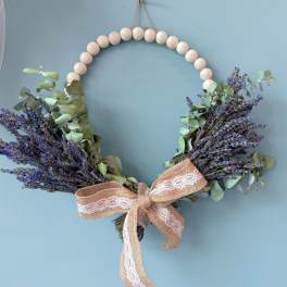 Aromatic English Lavender & Eucalyptus Wreath (Summer Limited)