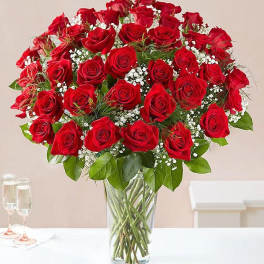 Ultimate Elegance™ 50 Long Stem Red Roses