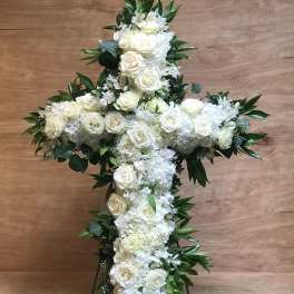 White and Green Cross