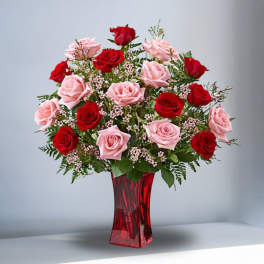 Shades of Pink and Red