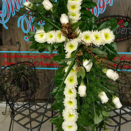 Peaceful Cross Easel