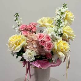 Cotton Candy Flower box