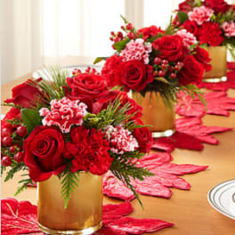 Christmas Blessings Holiday Bouquet Trio
