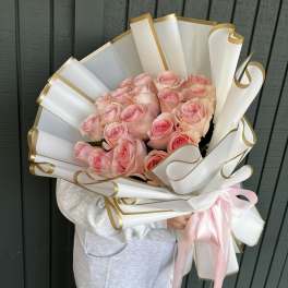 Bouquet of 20 Pink Roses