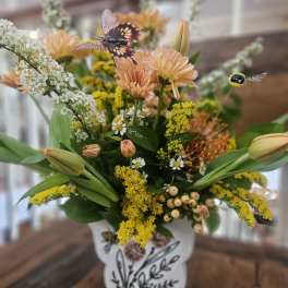 Butterflies and Bees Please Bouquet