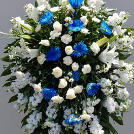 Blue Standing Spray #2