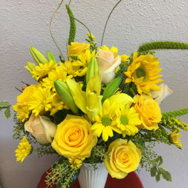 Yellow Skies by Forever Flowers