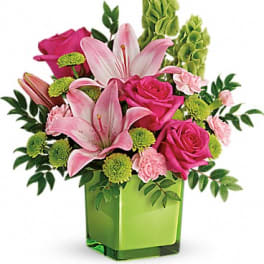 Teleflora's In Love With Lime Bouquet