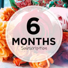 Monthly Flower Delivery - 6 Months