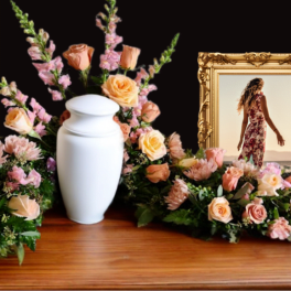 Pastel Urn Garland CHG2000
