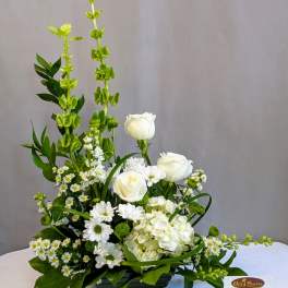 Contemporary Whites & Green