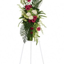 Gerberas and Palms Spray