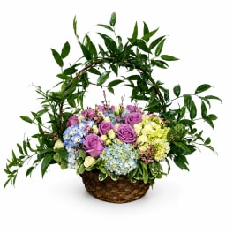 Roses & Hydrangea Basket
